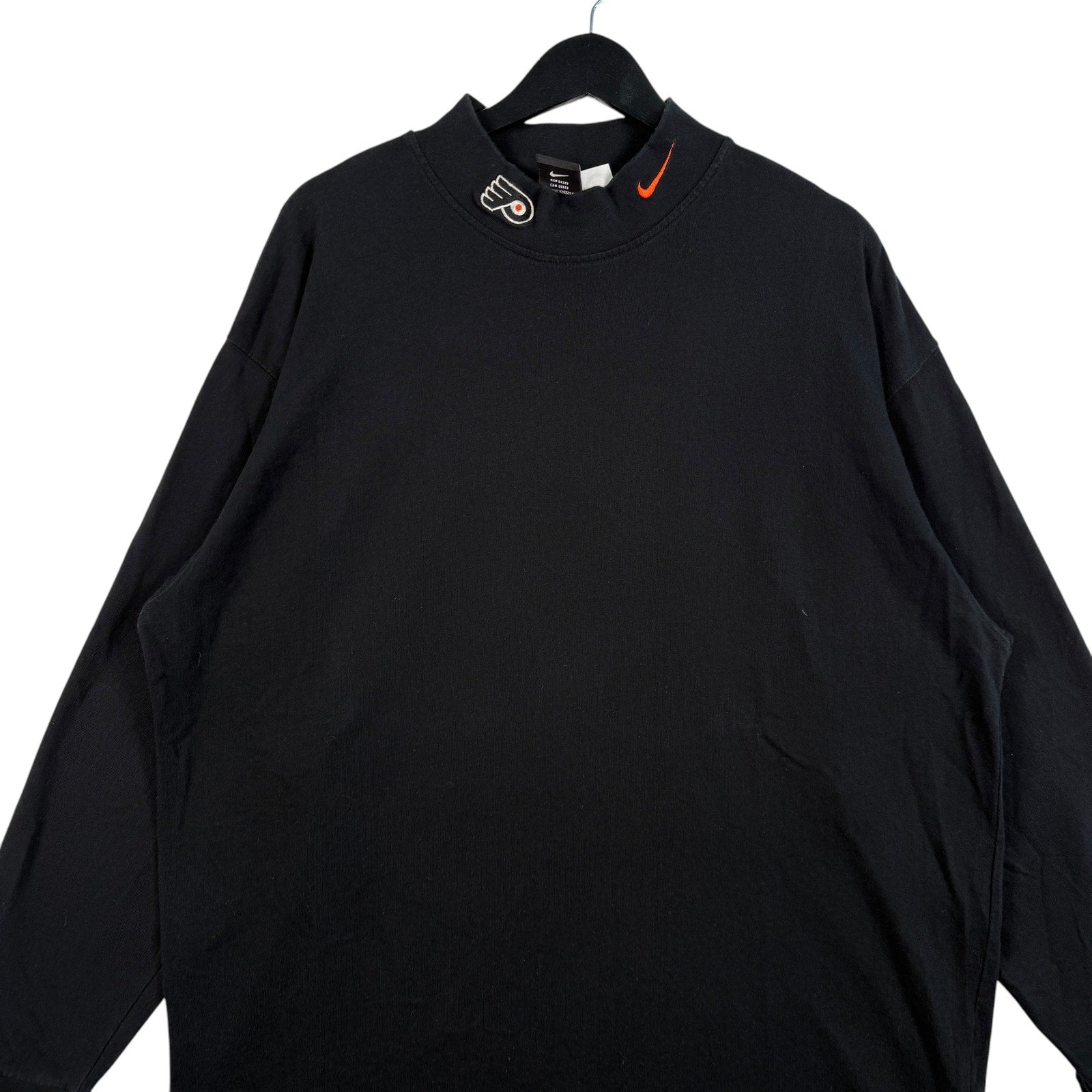 Vintage Nike Mock Neck Swoosh Long Sleeve