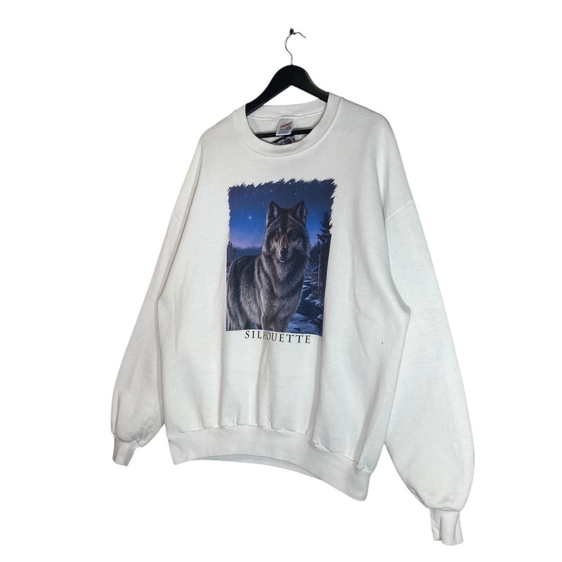 Vintage Wolf "Silhouette" Nature Crewneck
