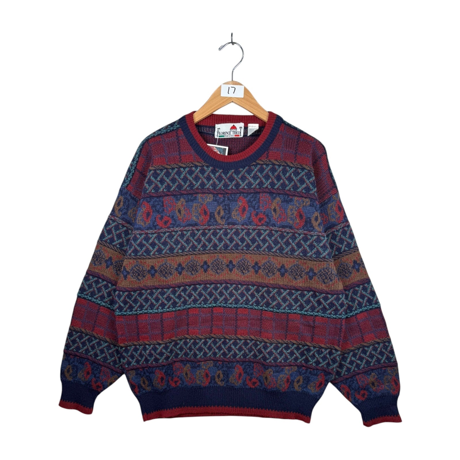 Vintage Florence Tricot Abstract Sweater