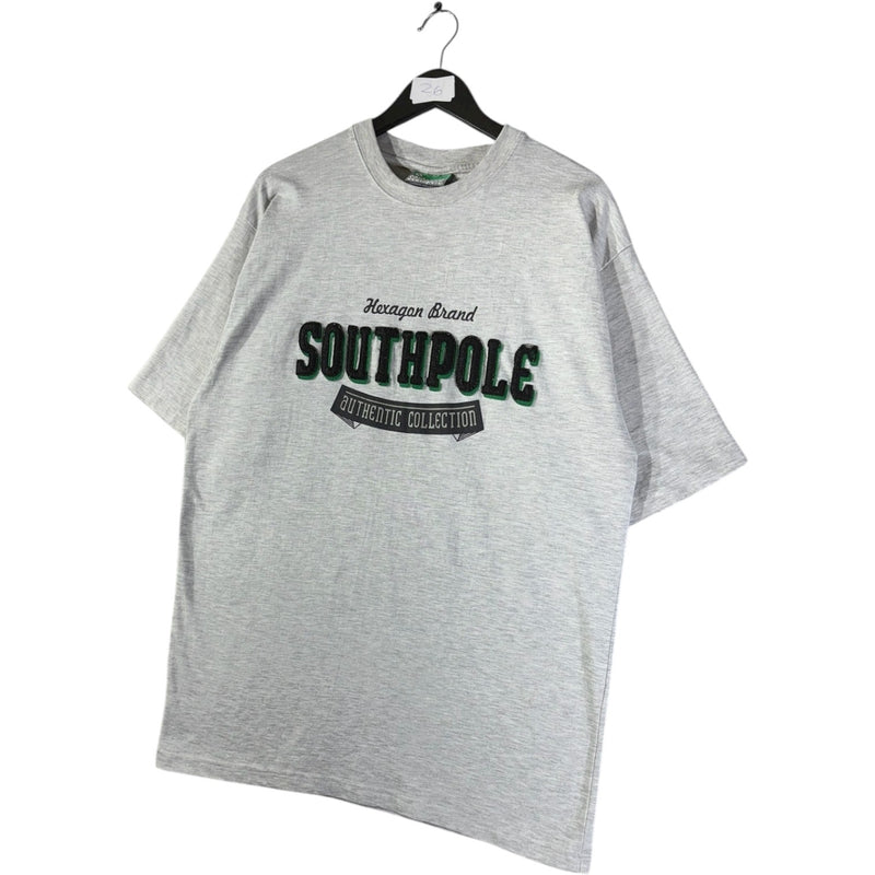 Vintage Southpole Hexagon Brand Embroidered T-Shirt