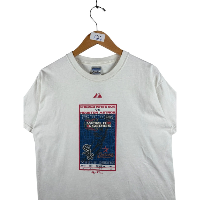 Vintage White Sox Vs. Astros World Series MLB T-Shirt 2005