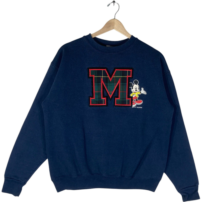 Vintage Mickey Mouse Big Letter Crewneck