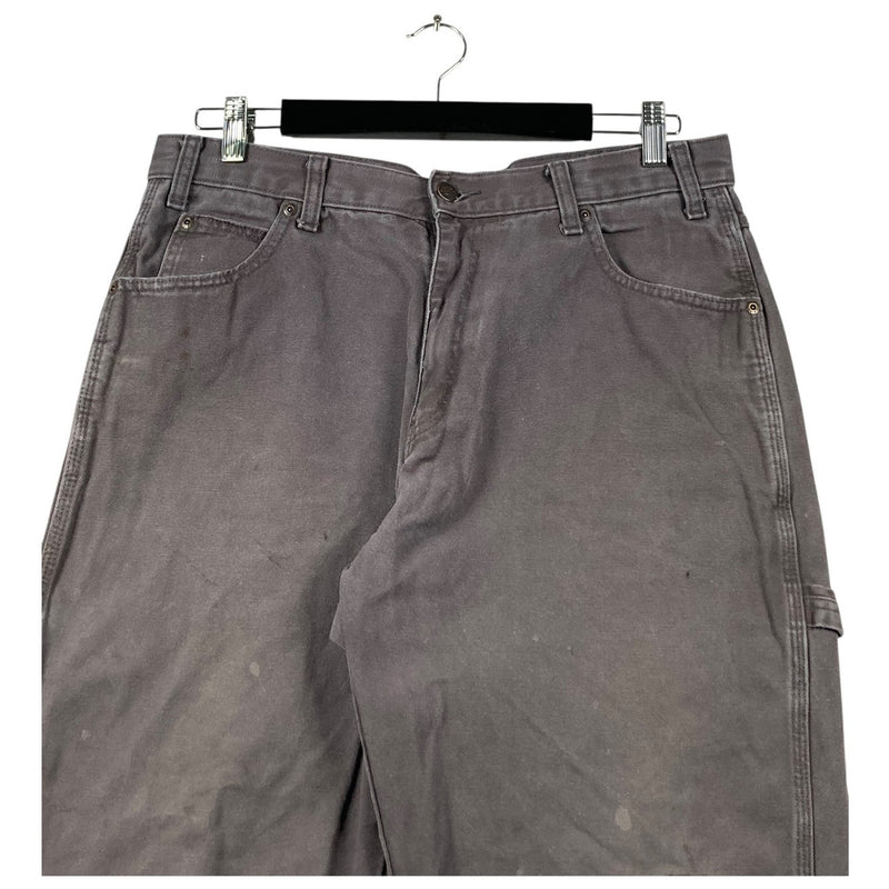 Vintage Dickies Denim Raw Hem Carpenter Shorts 36