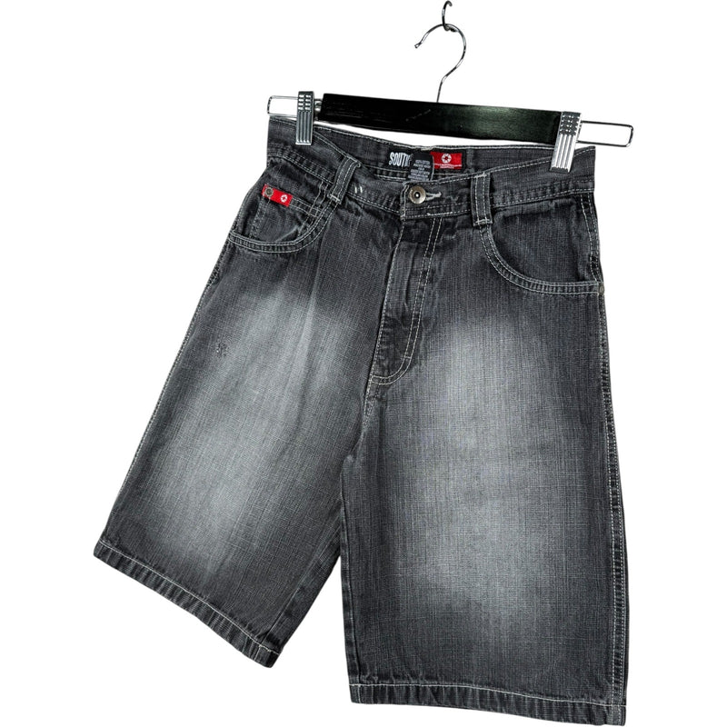 Vintage Women's Southpole Faded Baggy Denim Shorts 10