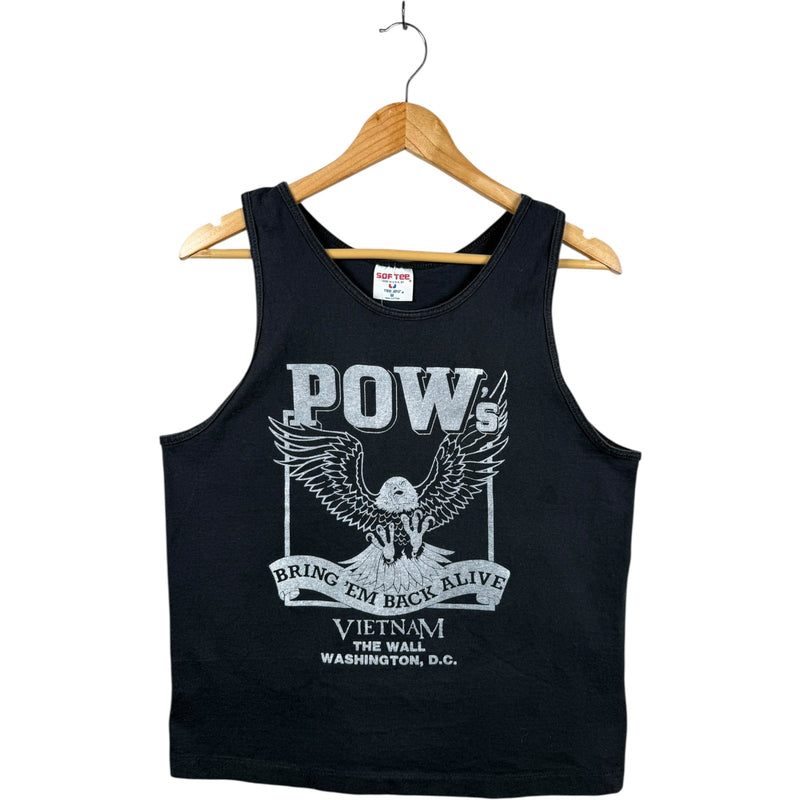 Vintage POW Washington DC Eagle Graphic Tank Top