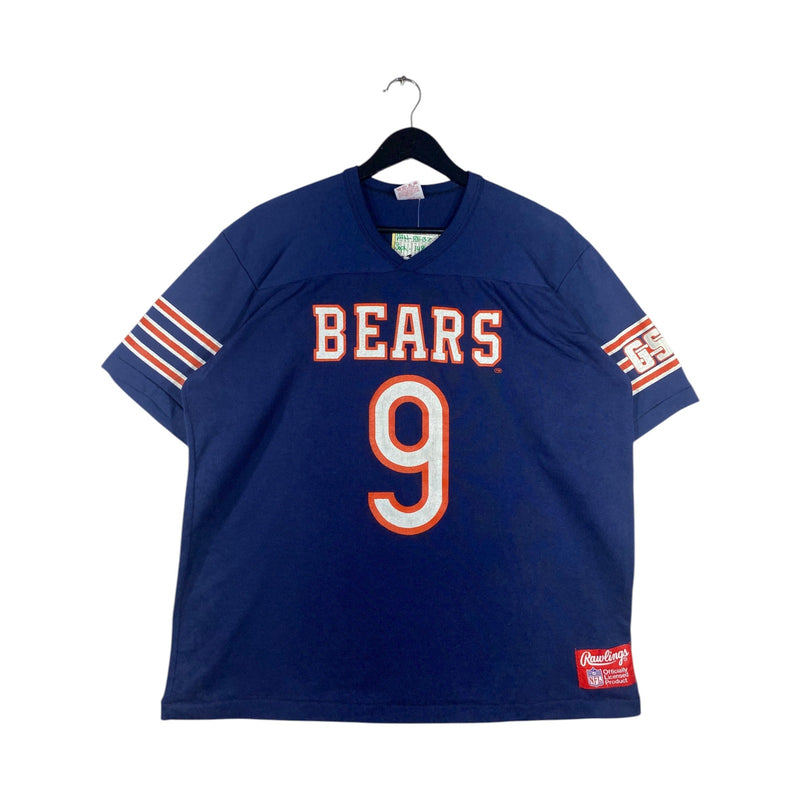 Vintage Bears #9 NFL Jersey Style V-Neck T-Shirt