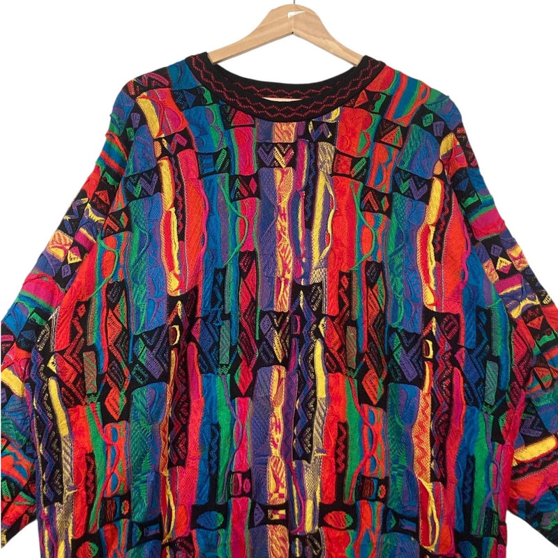 Vintage Coogi AOP Knit Crewneck Sweater