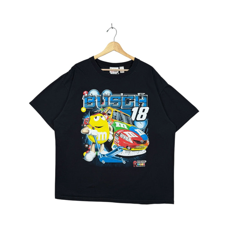 Vintage Kyle Busch #18 M&M’s NASCAR Racing T-Shirt