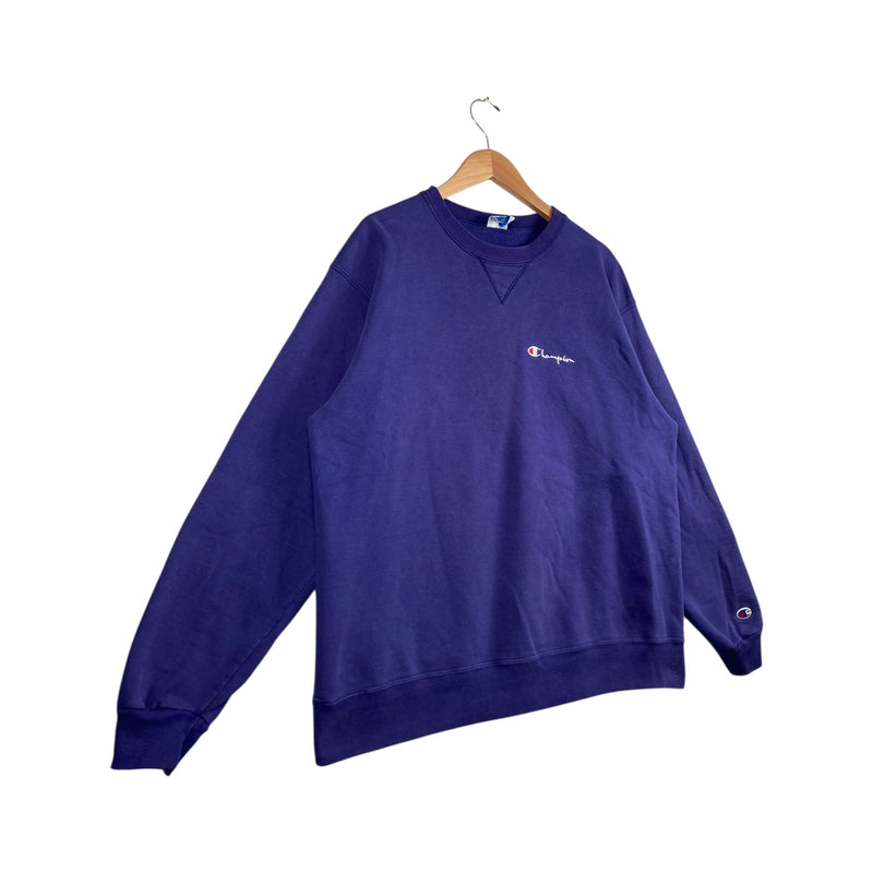 Vintage Champion Logo Embroidered Crewneck