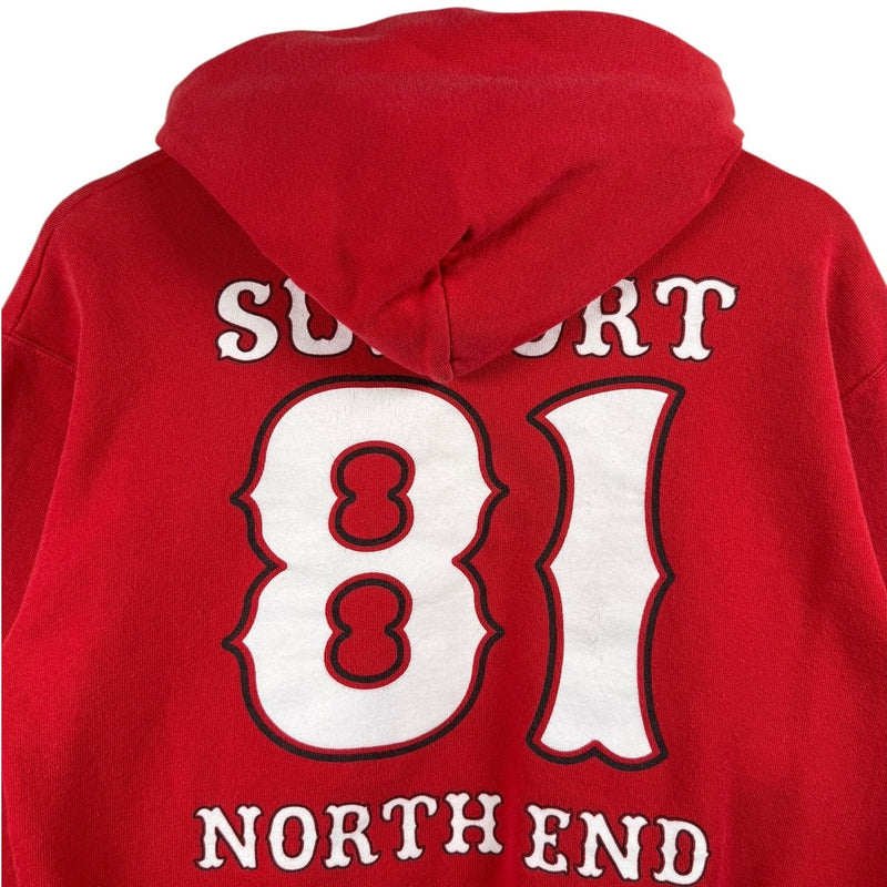 Vintage Big Red Machine 81 Print Hoodie