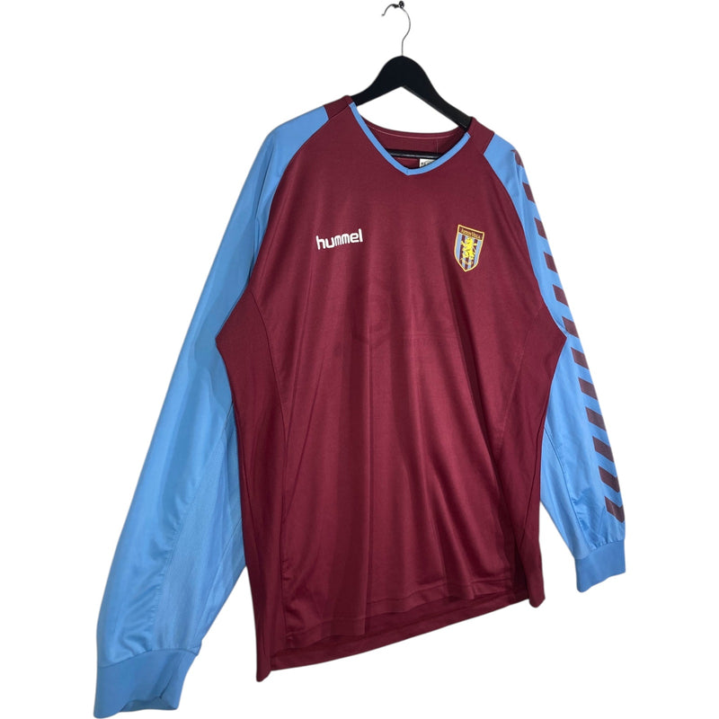 Vintage Aston Villa FC Hummel Soccer Jersey
