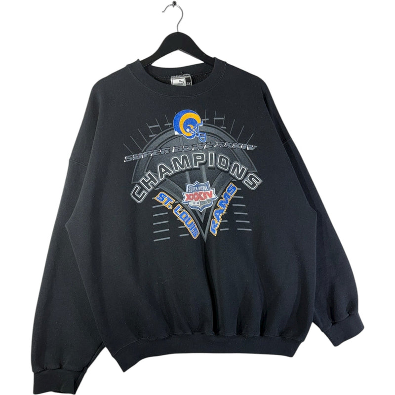 Vintage PUMA St. Louis Rams Super Bowl XXXIV Champ Crewneck