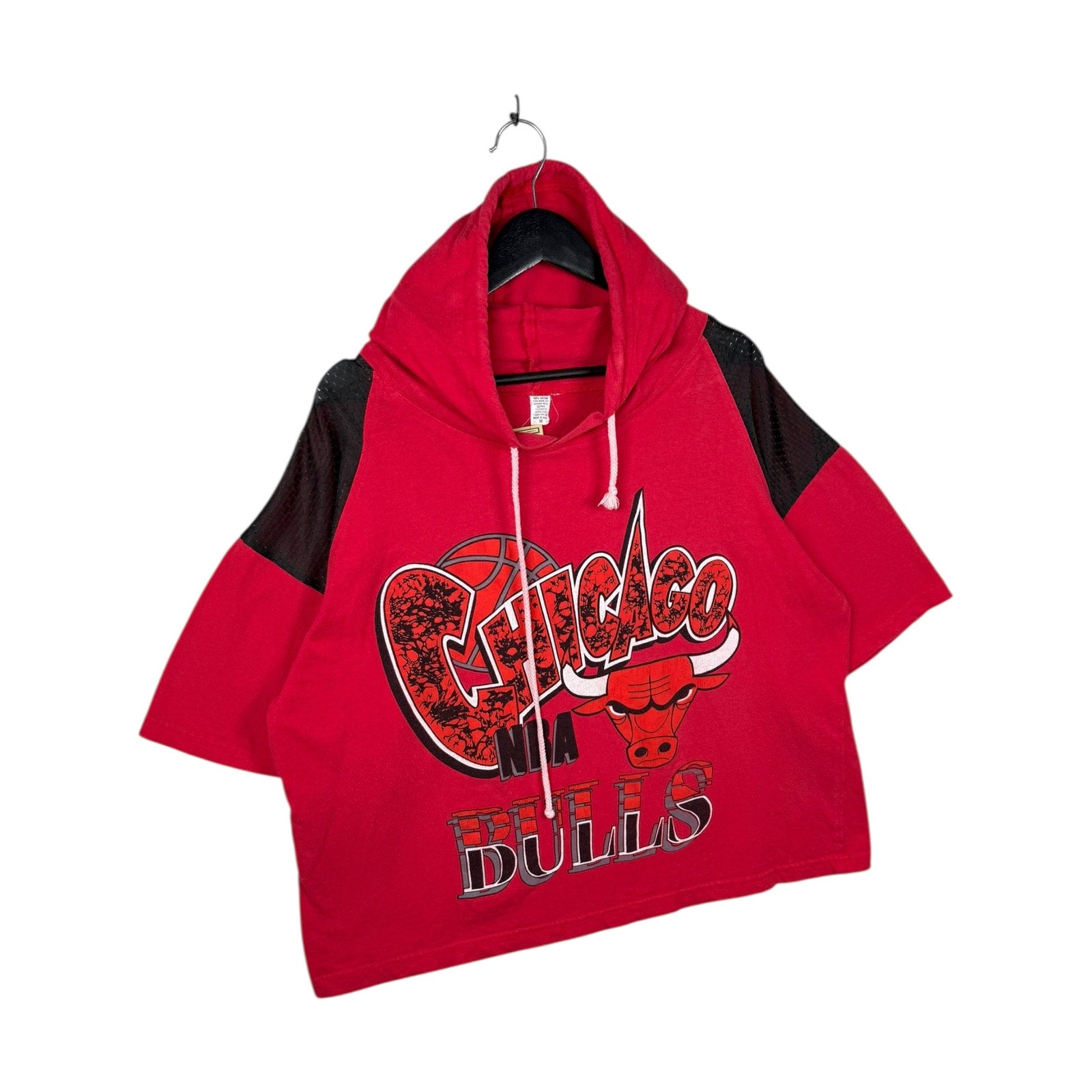 Vintage Chicago Bulls Cropped NBA Hoodie