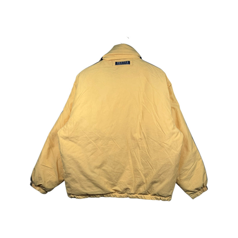 Vintage Nautica Competition Reversible Puffer Jacket