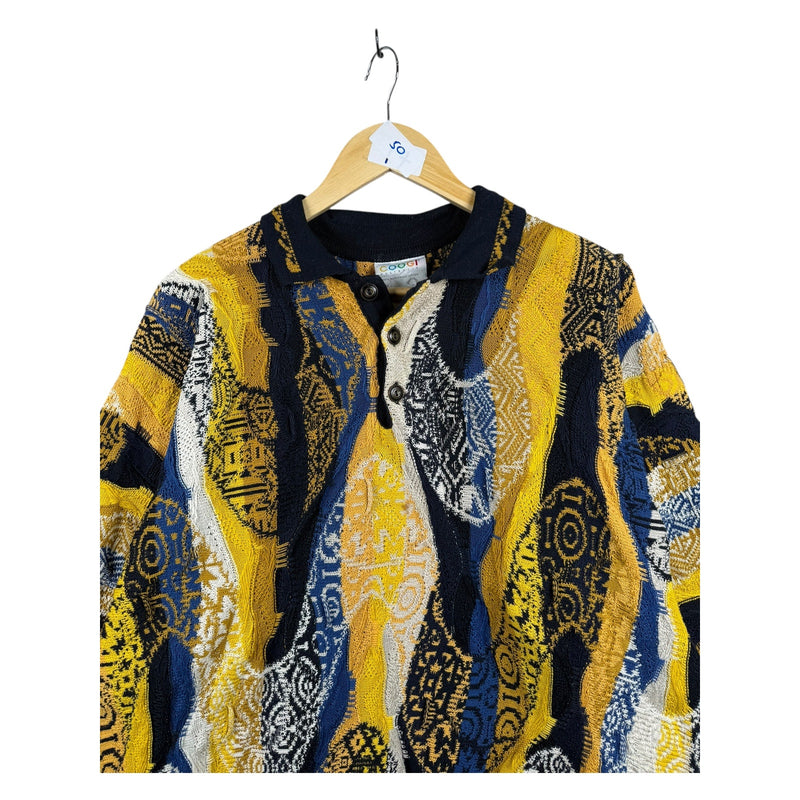 Vintage COOGI Henley Pullover Sweatshirt