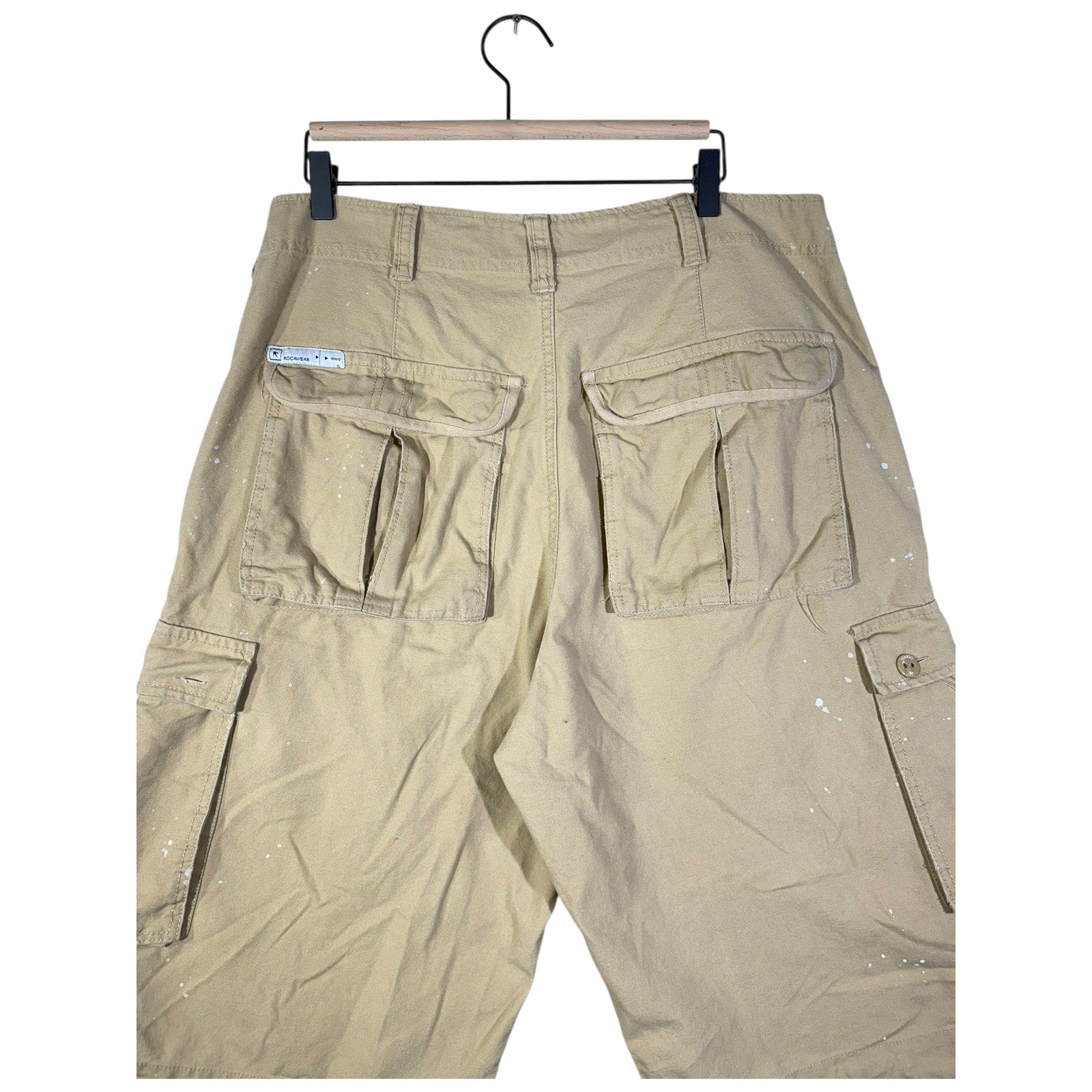 Vintage Tactical Relaxed Utility Cargo Shorts