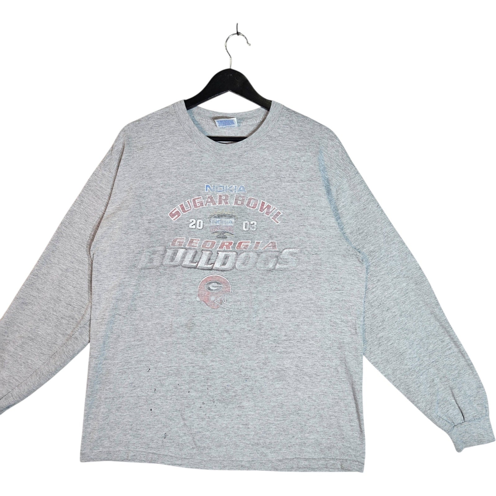 Vintage 2003 Sugar Bowl Bulldogs Long Sleeve