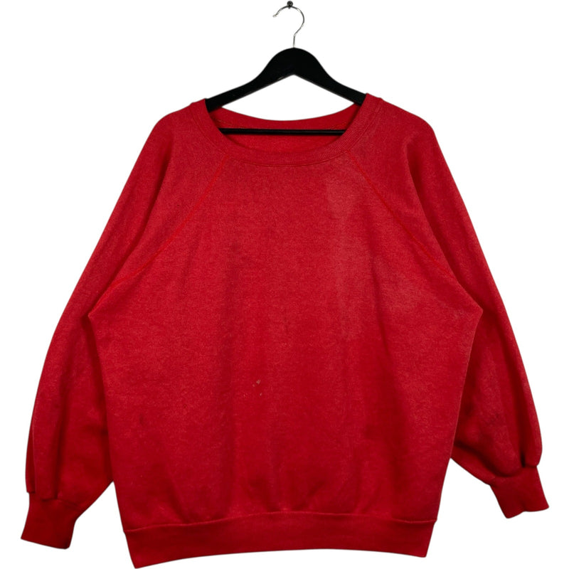 Vintage Blank Red Crewneck