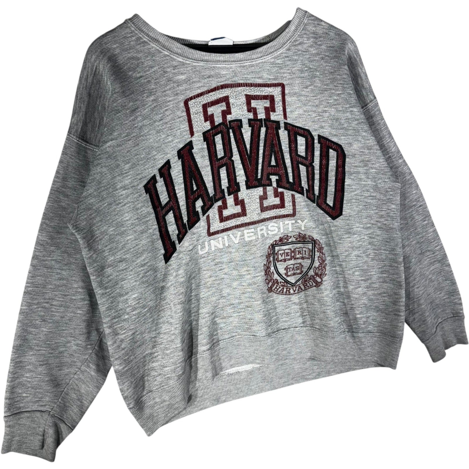 Vintage Harvard University Arch Spellout Crewneck 90s