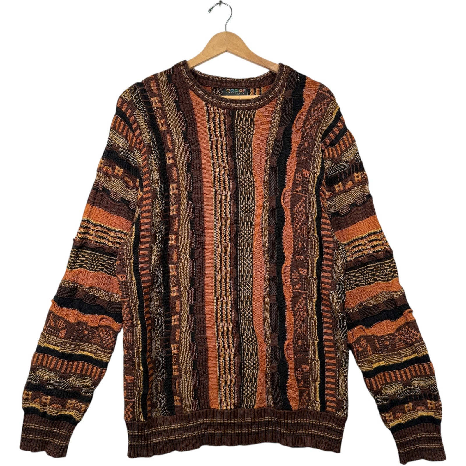 Vintage Coogi 3D Knit Textured Sweater