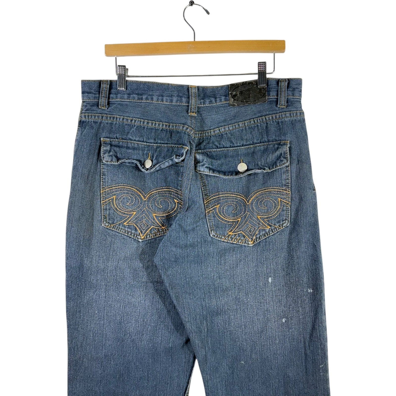 Vintage Old Skool Straight Leg Denim 38 x 30
