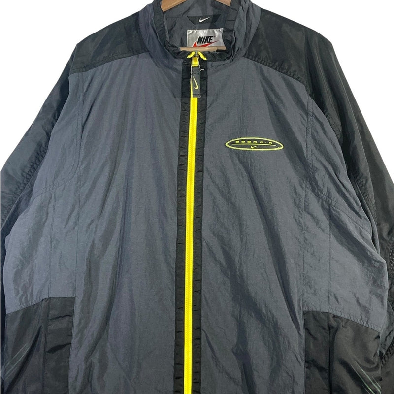 Vintage Nike Chest Oval Logo Full Zip Windbreaker