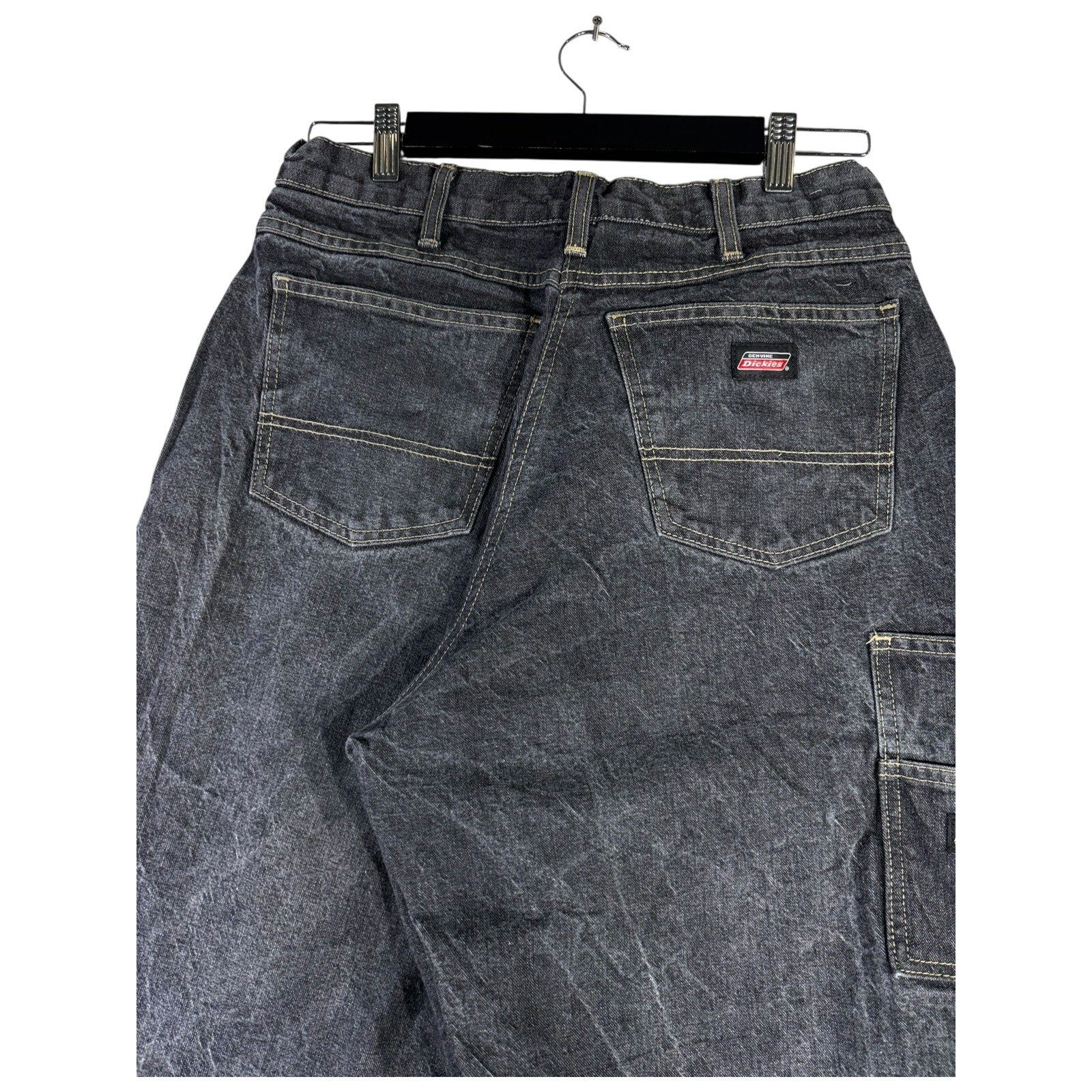 Y2K Dickies Stone Washed Carpenter Denim Shorts 34x15