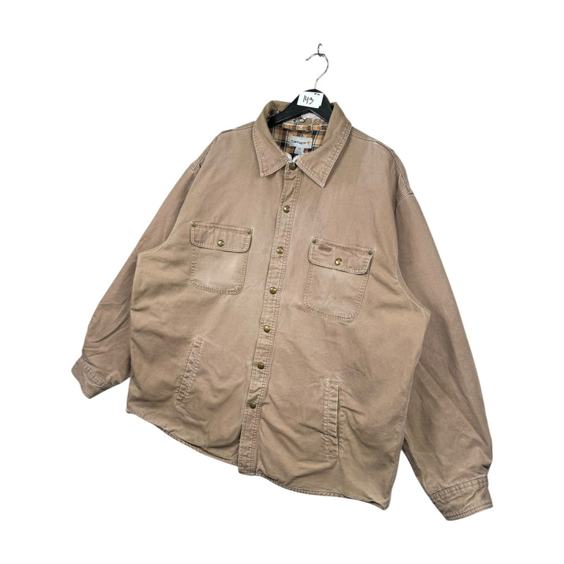 Vintage Carhartt Long Sleeve Button Up Shirt