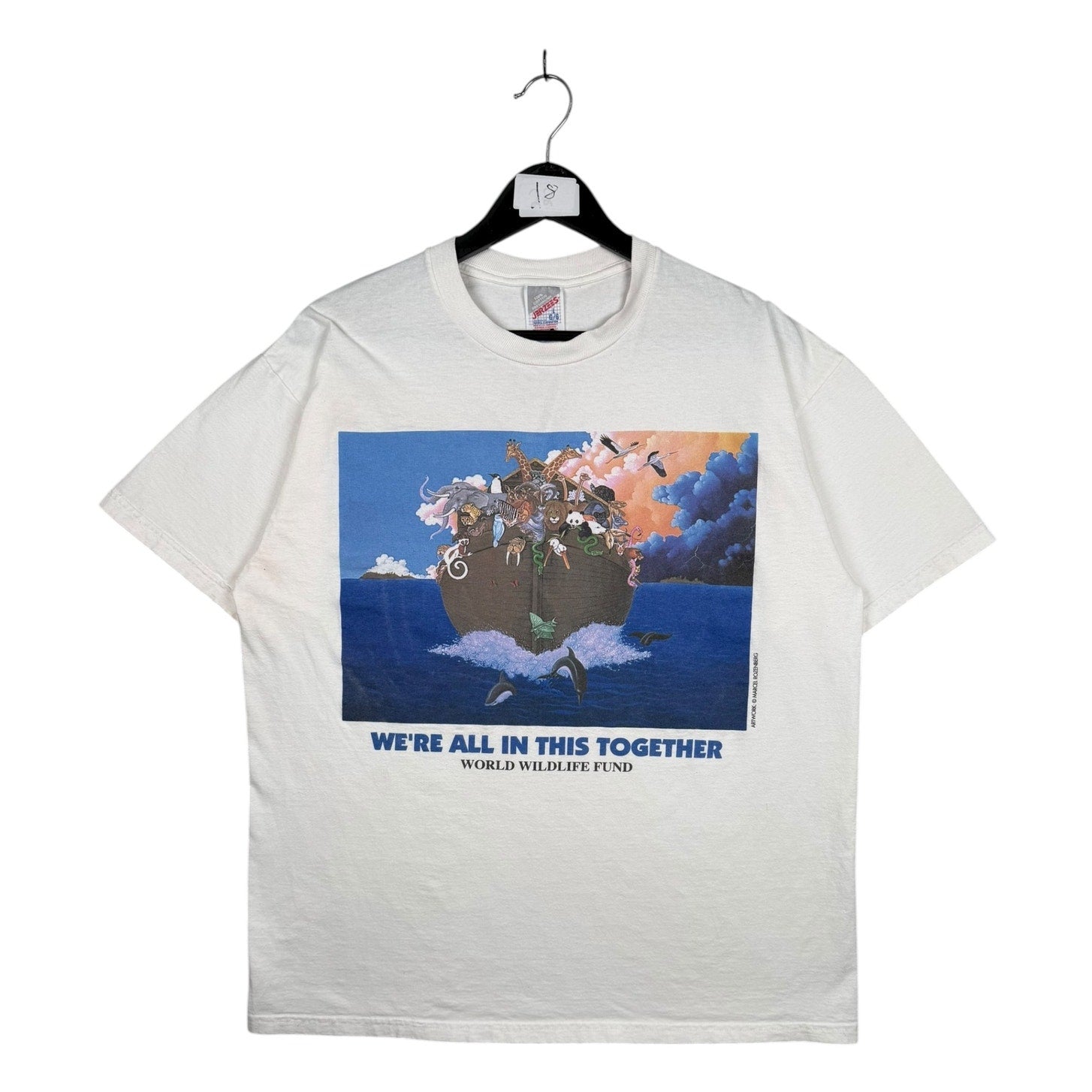 Vintage World Wildlife Fund Animal Graphic T-Shirt