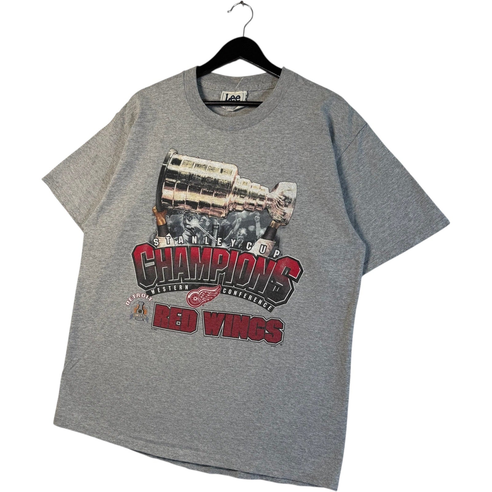 Vintage 1997 Detroit Red Wings Stanley Cup Champions Tee