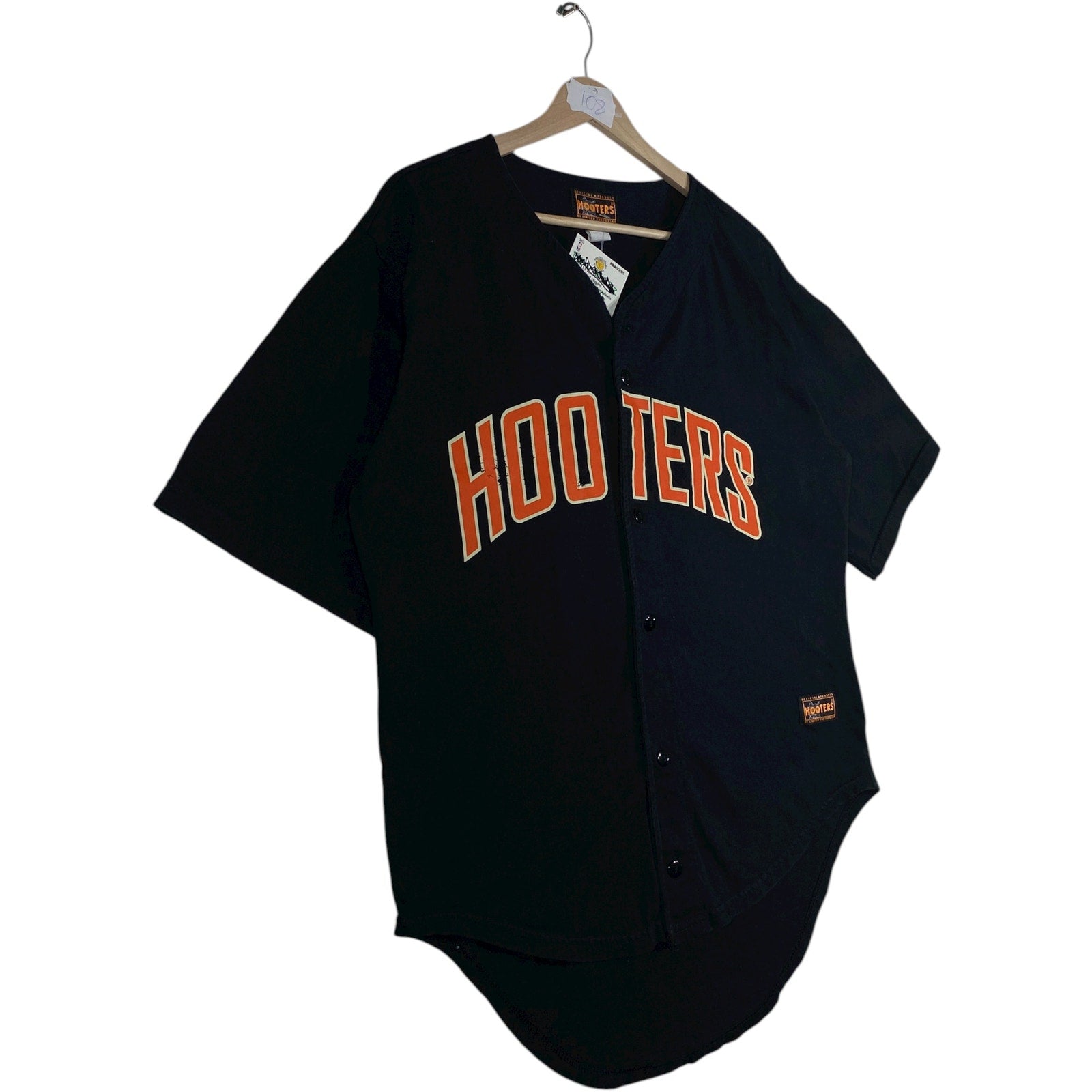 Vintage Hooters Button Front MLB Jersey