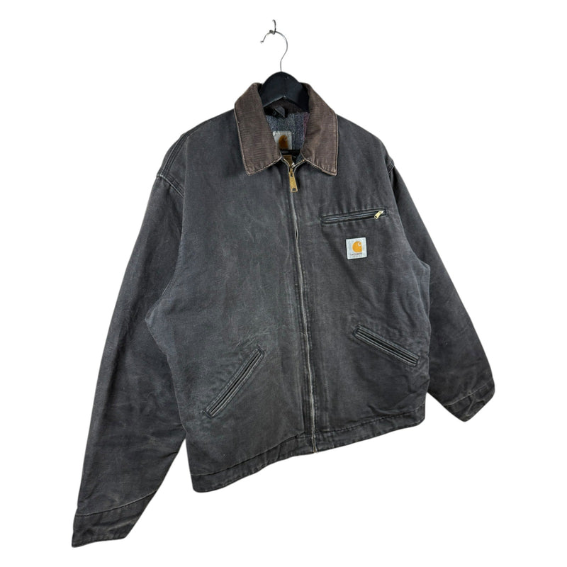 Vintage Carhartt Detroit Blanket Lined Workwear Jacket