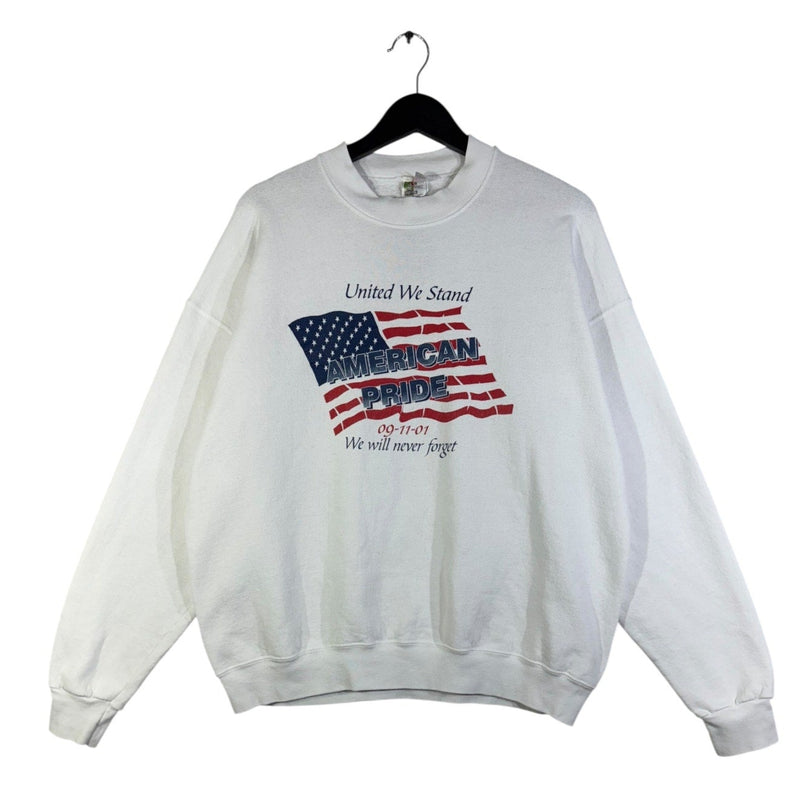 Vintage Fruit Of The Loom 09-11-01 America Crewneck