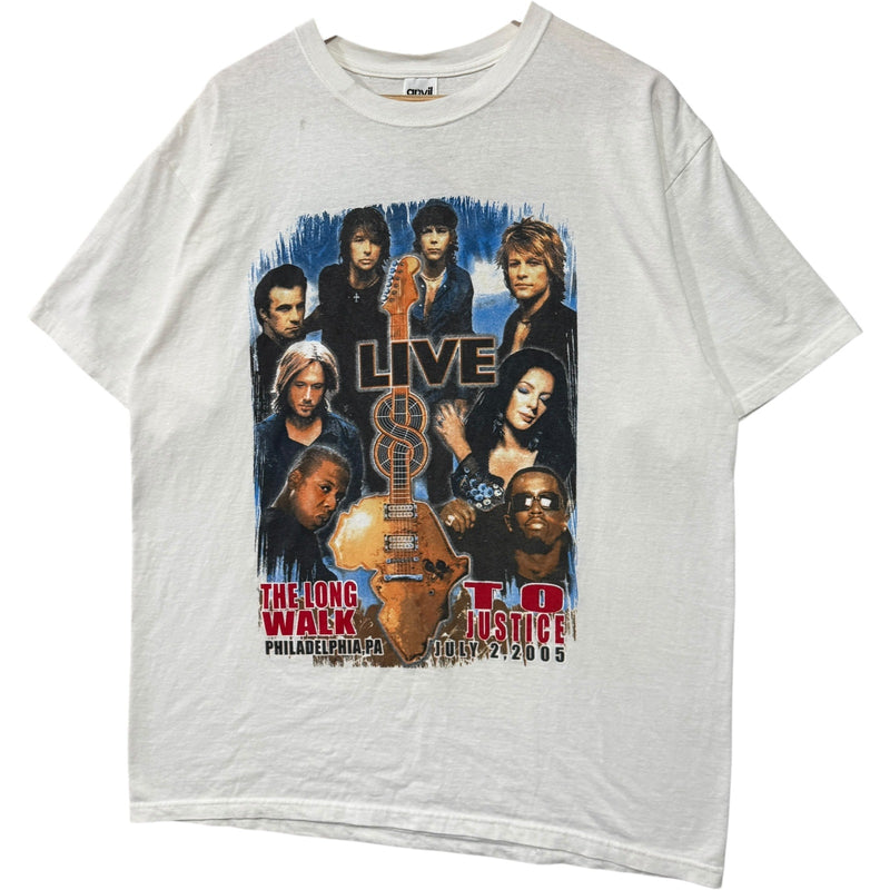 Vintage The Long Walk To Justice Artists' Benefit Concert Tee