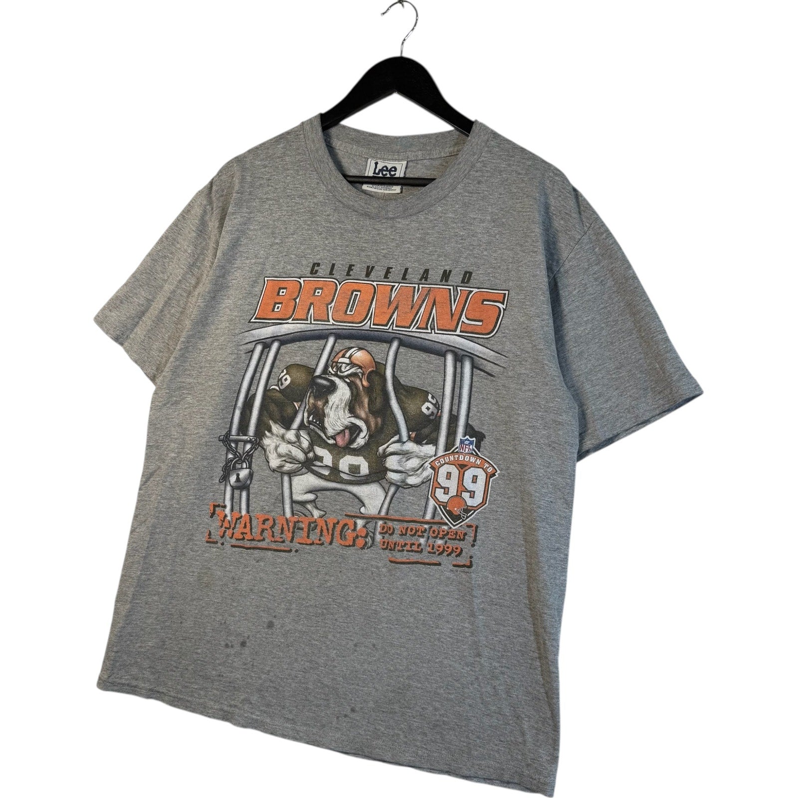 Vintage Cleveland Browns "Warning" Tee