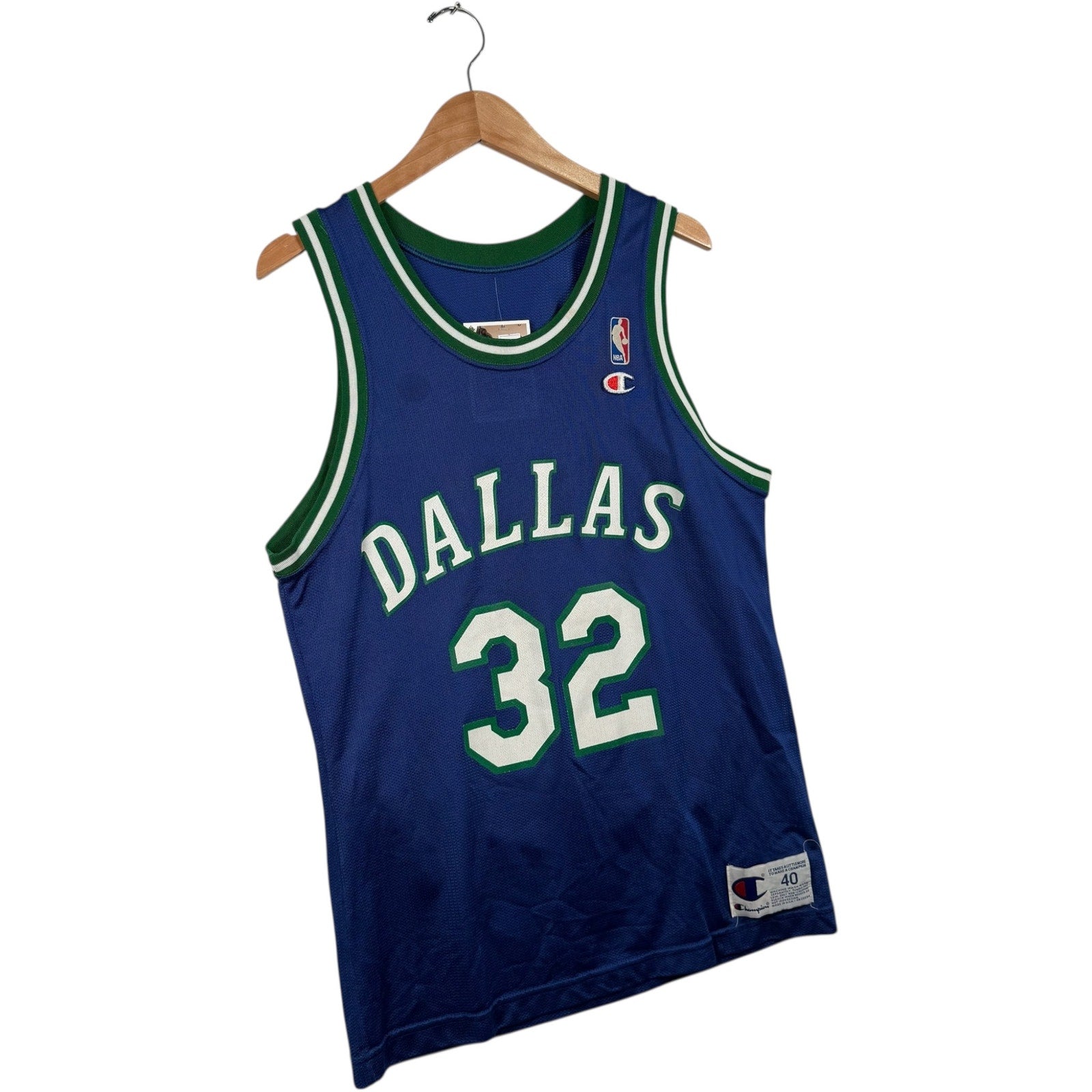 Vintage Dallas Mavericks #32 Jamal Mashburn NBA Jersey