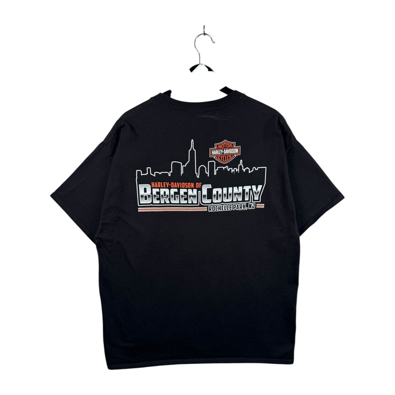 Vintage Harley Davidson Skull Bergen County T-Shirt