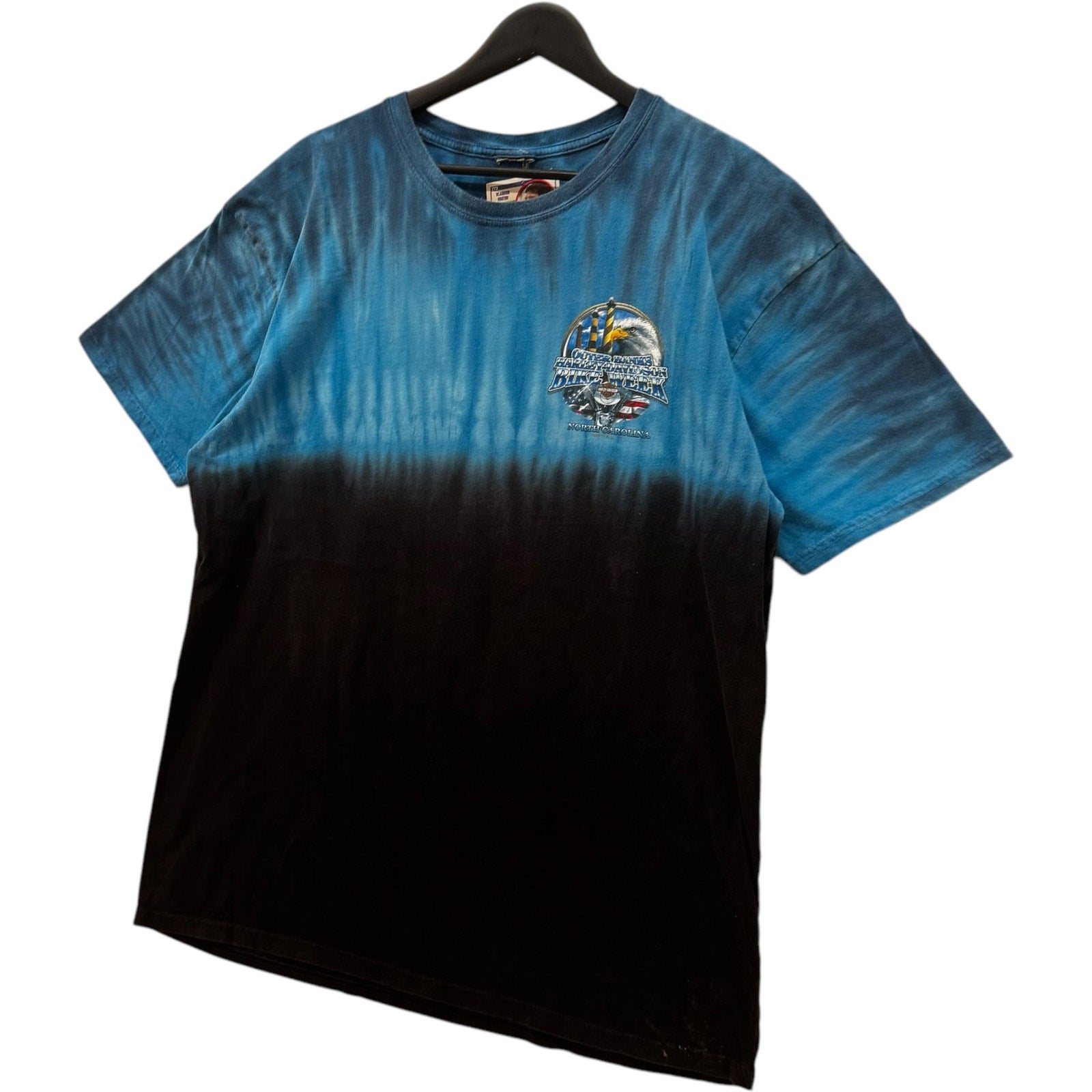 Vintage Harley Davidson Of Outer Banks Bike Week Tie Dye Tee