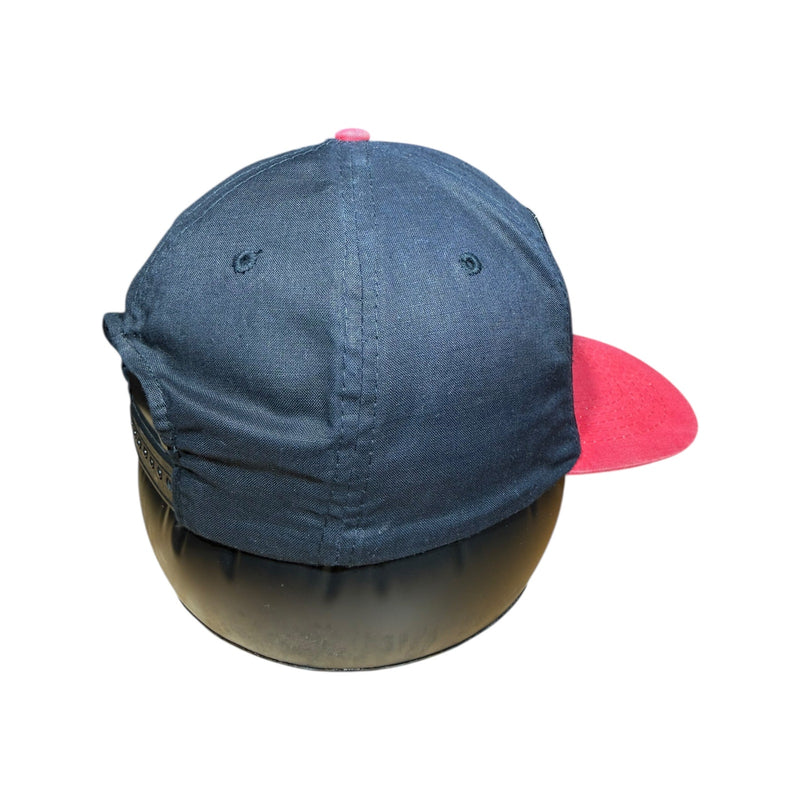 Vintage Cartoon Cat Guitar Embroidered Snapback Hat