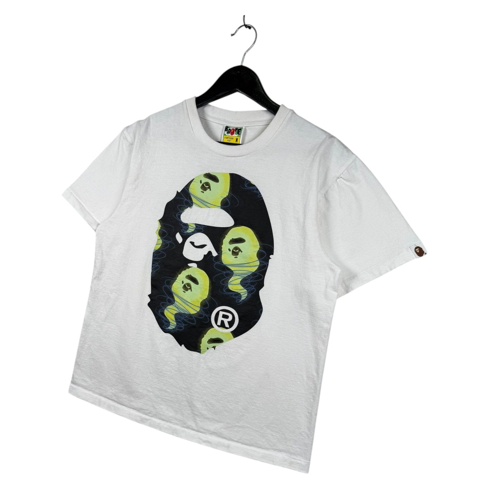 Vintage BAPE A Bathing Ape Multi Face T-Shirt