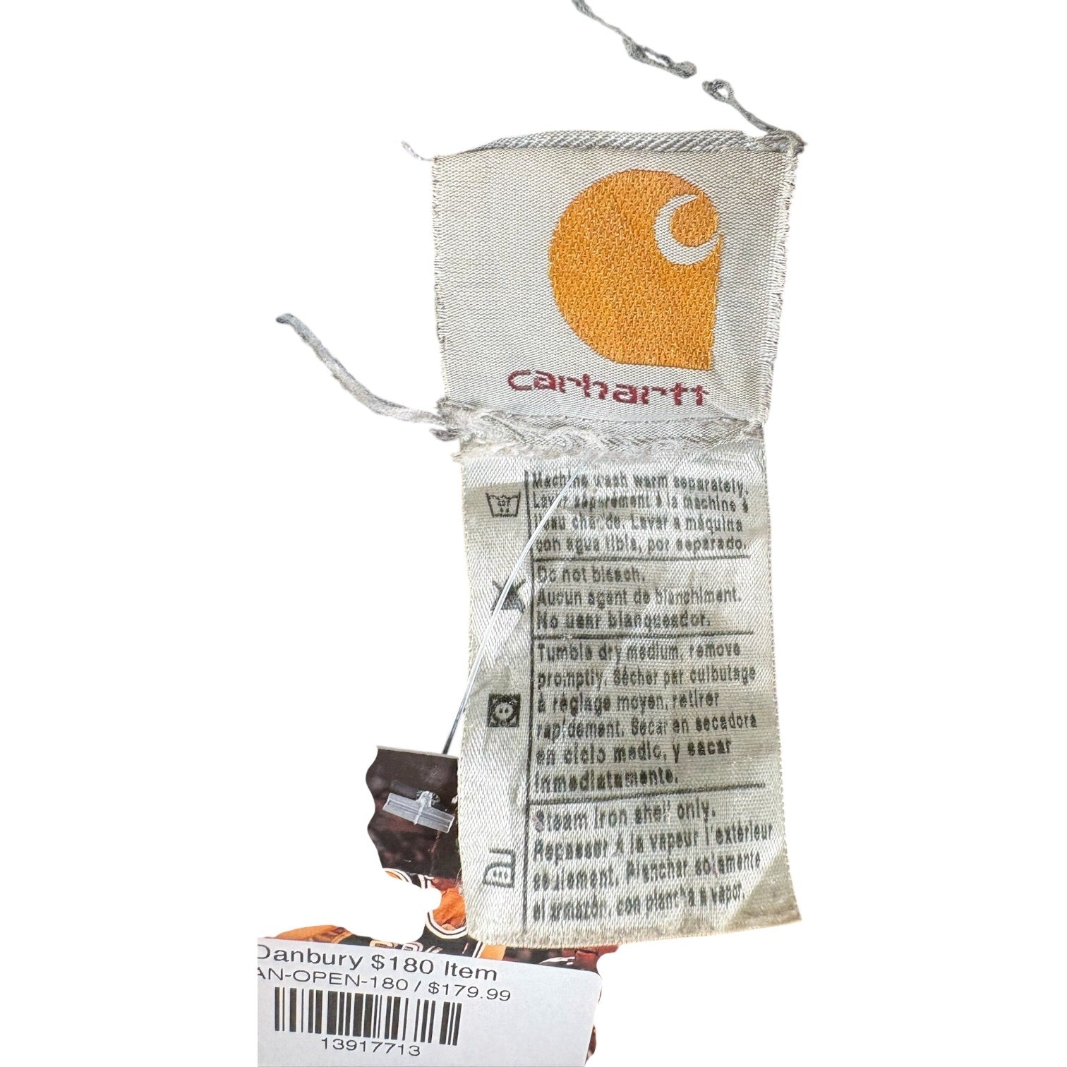 Vintage Carhartt Distressed Full Zip Hooded Workwear