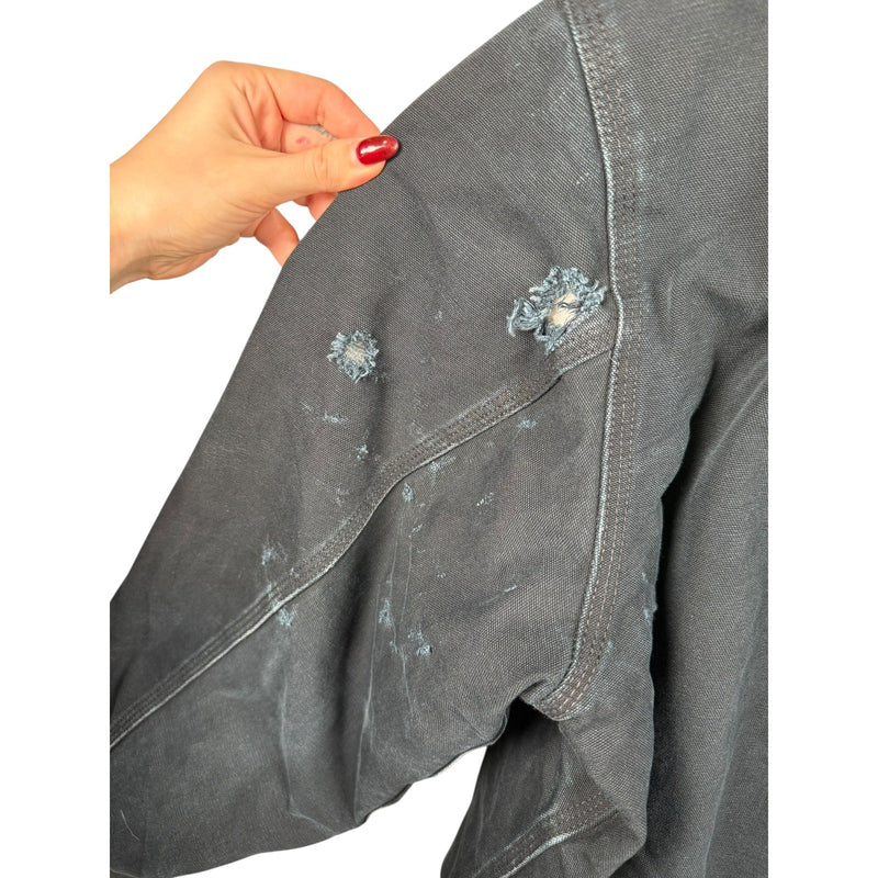Vintage Carhartt Distressed Full Zip Hoodie