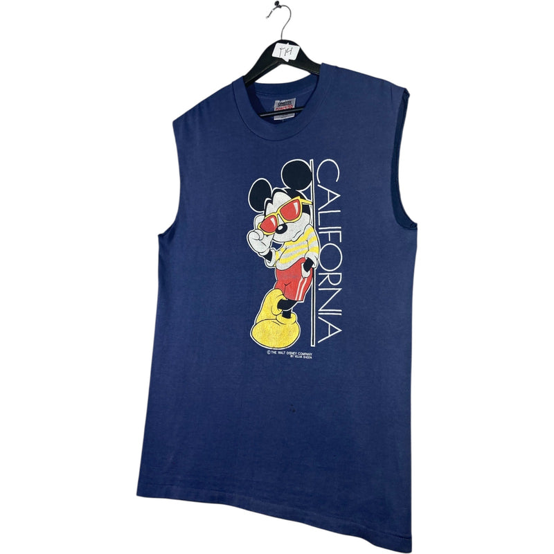 Vintage Mickey Mouse Muscle Sleeves Tank Top