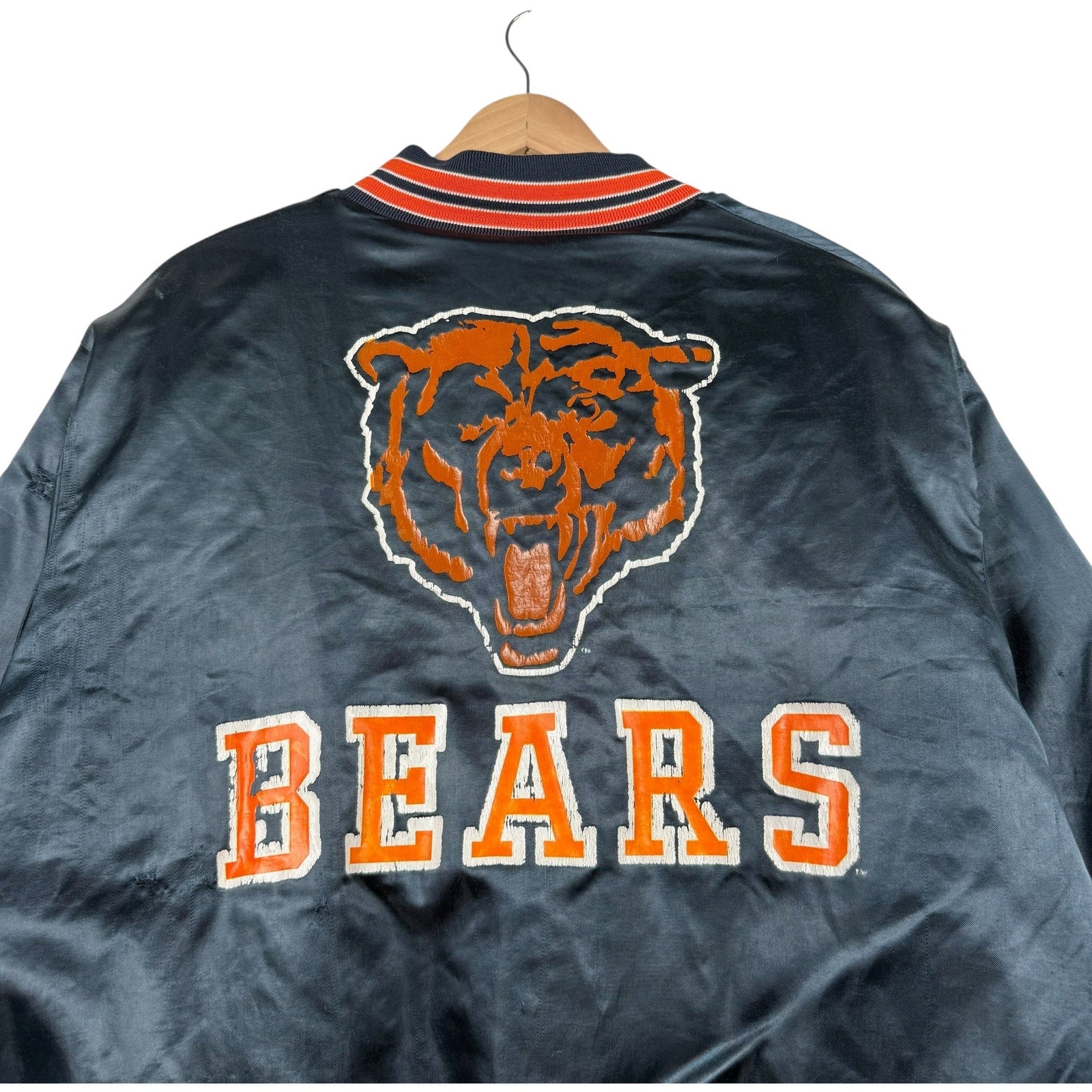 Vintage Chicago Bears Team Logo NFL Bomber Jacket