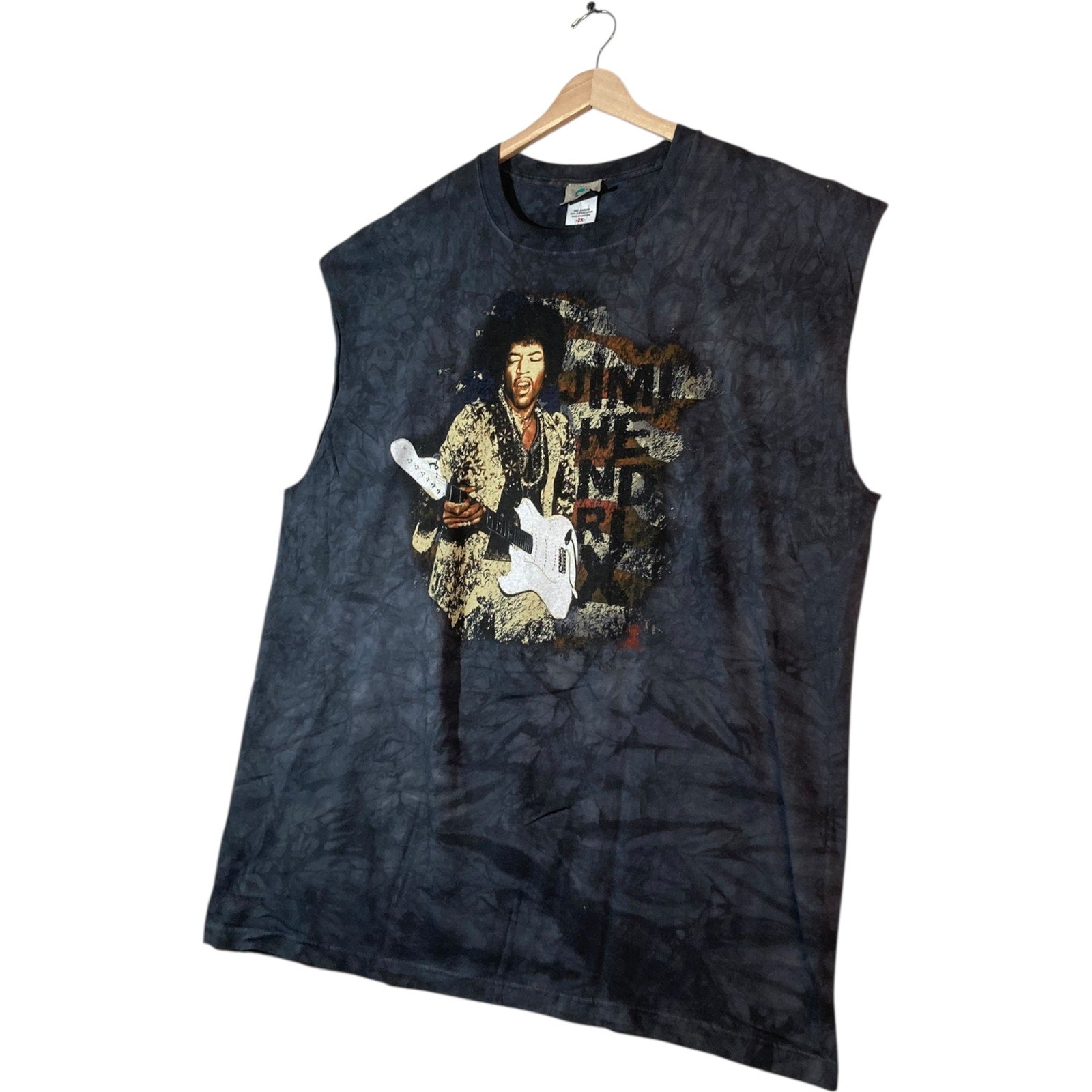 Vintage Jimi Hendrix Tie Dye Muscle Sleeve Tank Top
