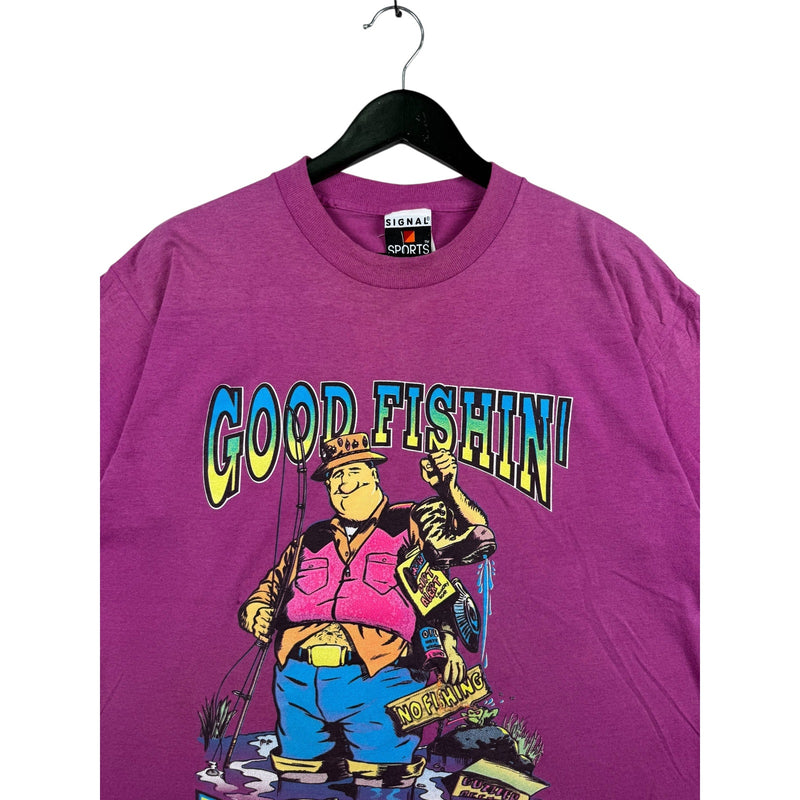 Vintage Good Fishin' Not! Graphic T-Shirt