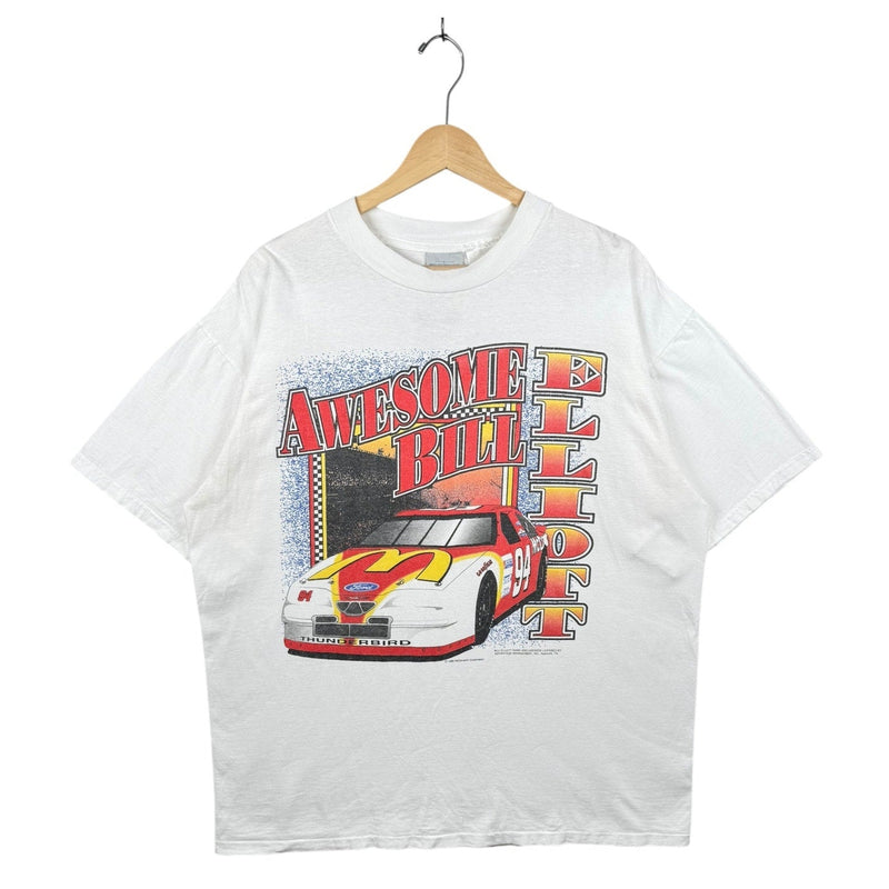 Vintage Bill Elliott #94 Ford Thunderbird NASCAR Racing T-Shirt
