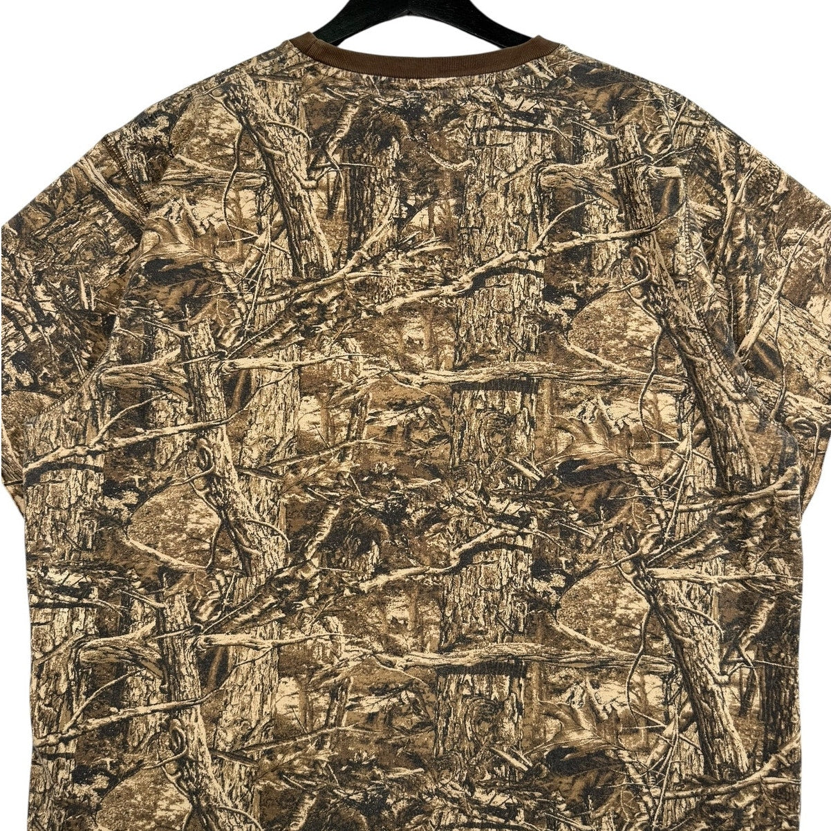 Vintage North River Outfitters Deer Camo Hunting Graphic T-Shirt