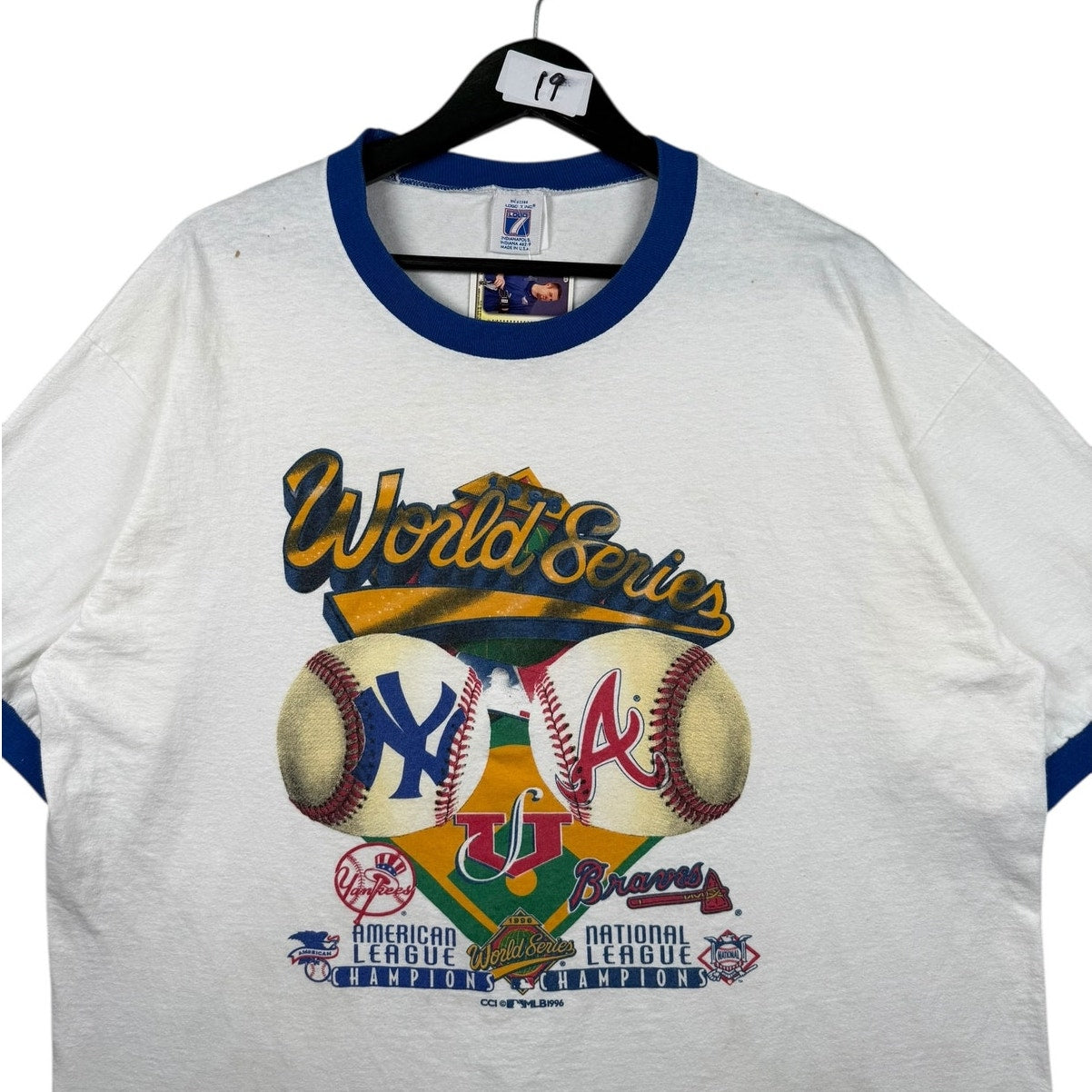 Vintage Yankees vs Braves MLB Graphic T-Shirt
