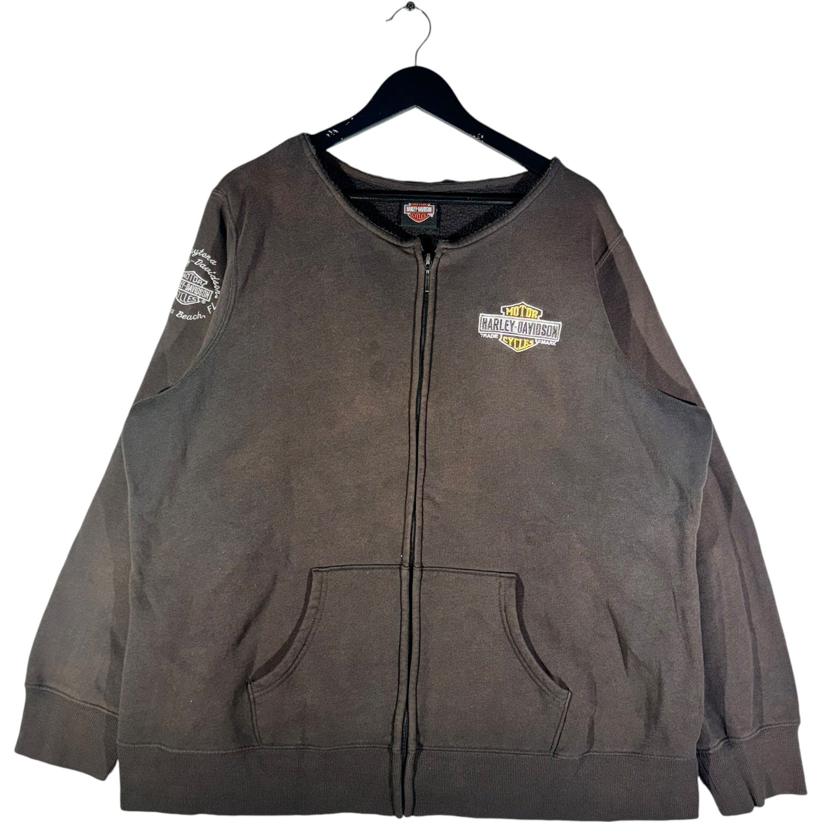 Cheapest vintage harley davidson zip up Hoodie